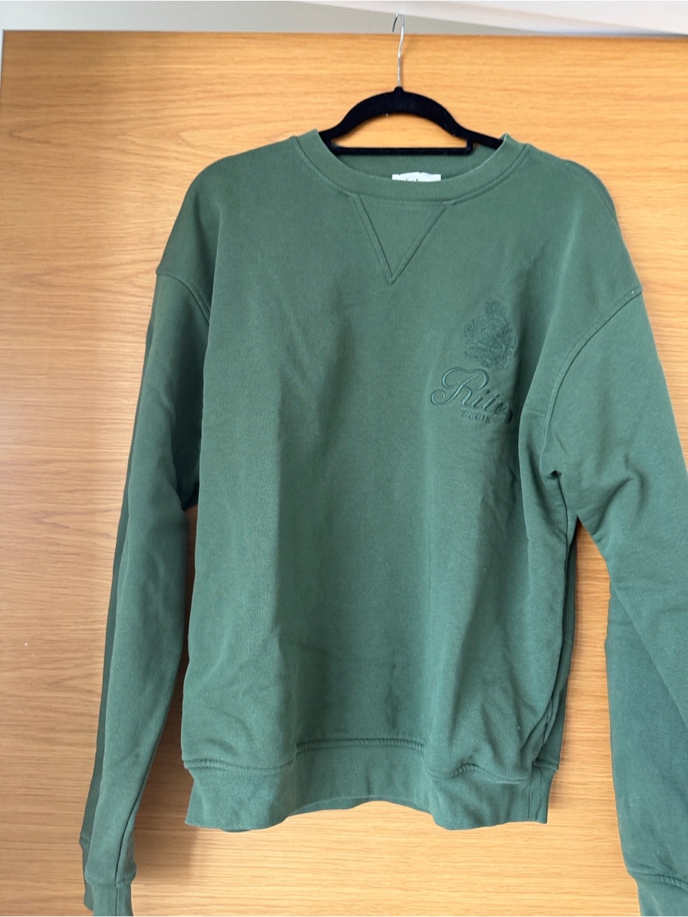 Frame Denim Olive Green Crewneck Sweatshirt - Picture 7 of 7